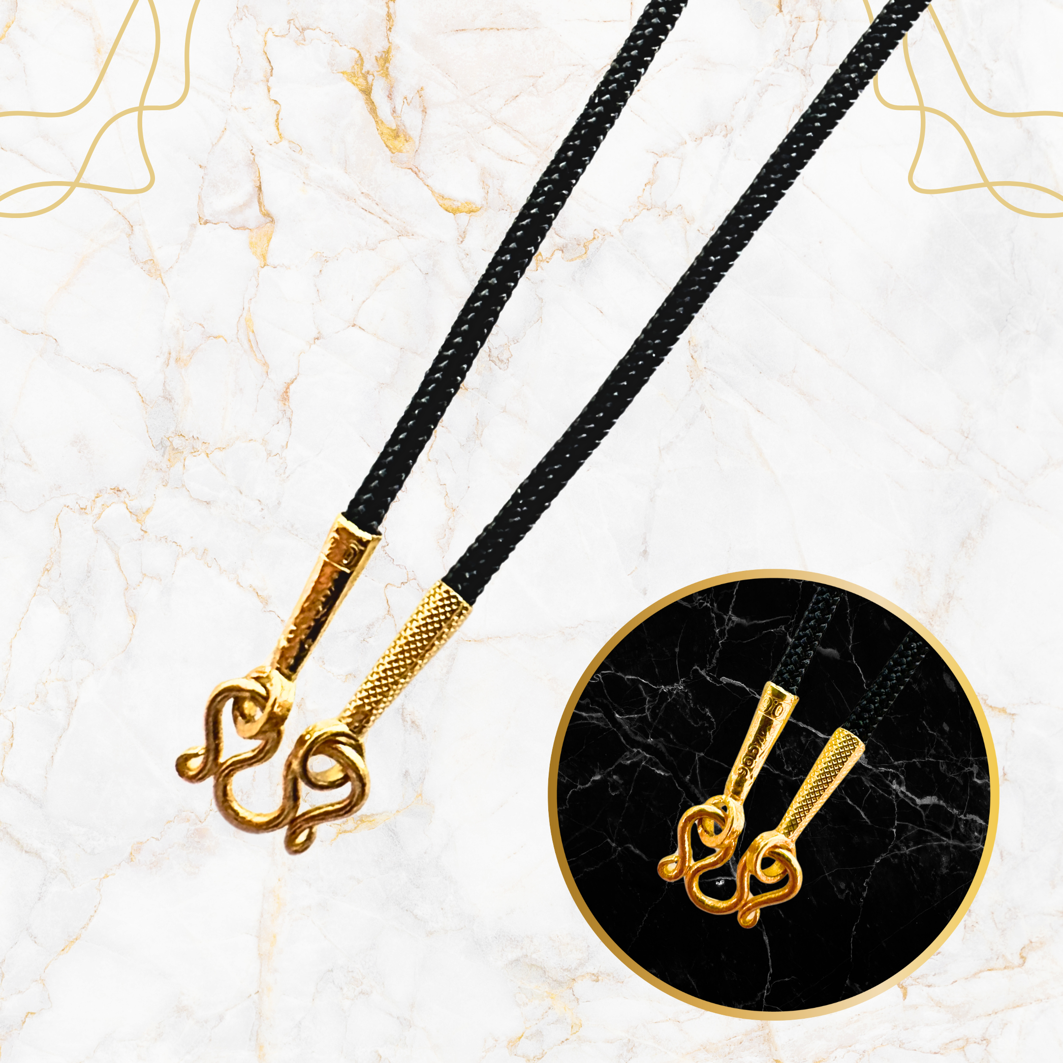 คอเชือกทอง 0.6 กรัม