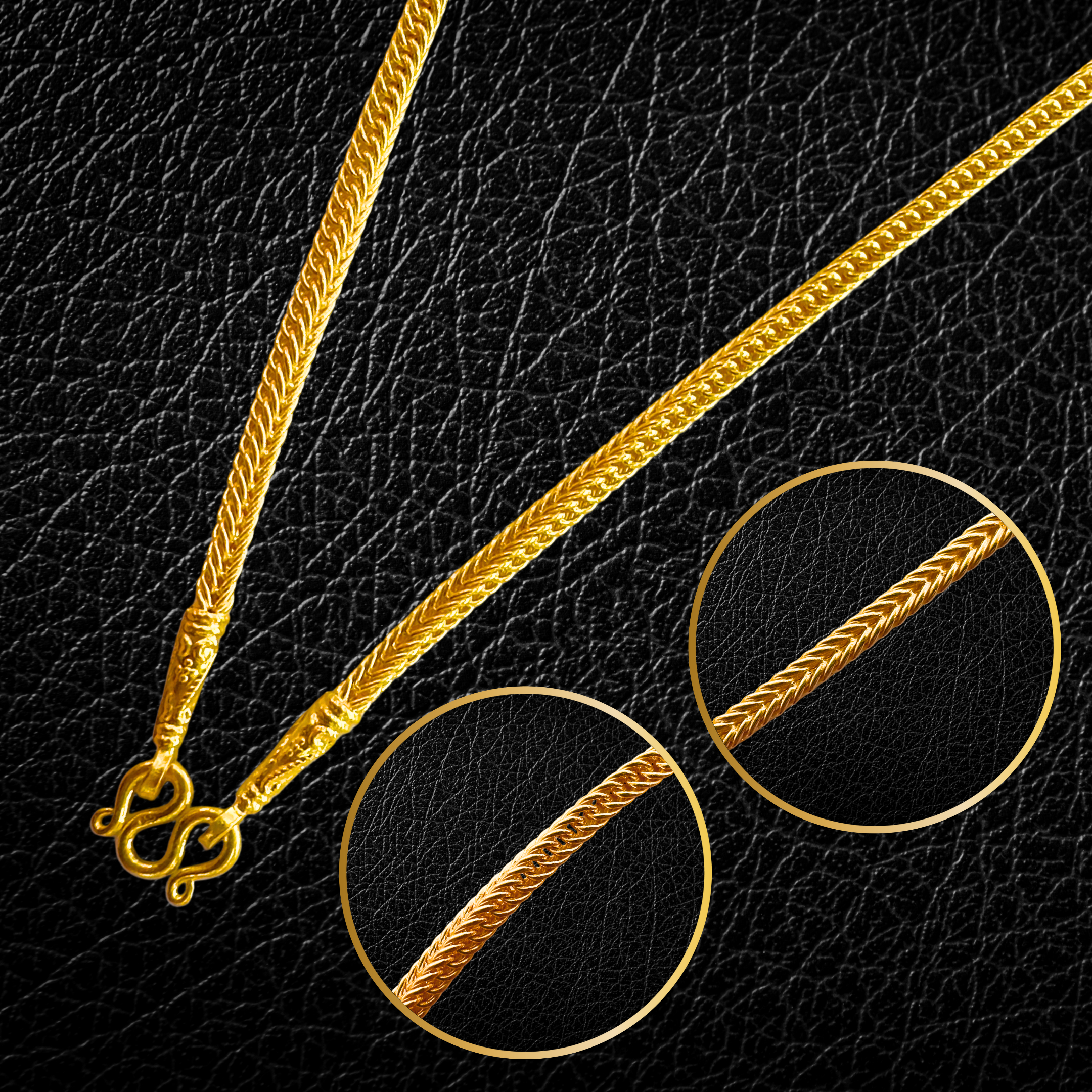 สร้อยคอทองรูปพรรณ96.5%ลายเบนซ์