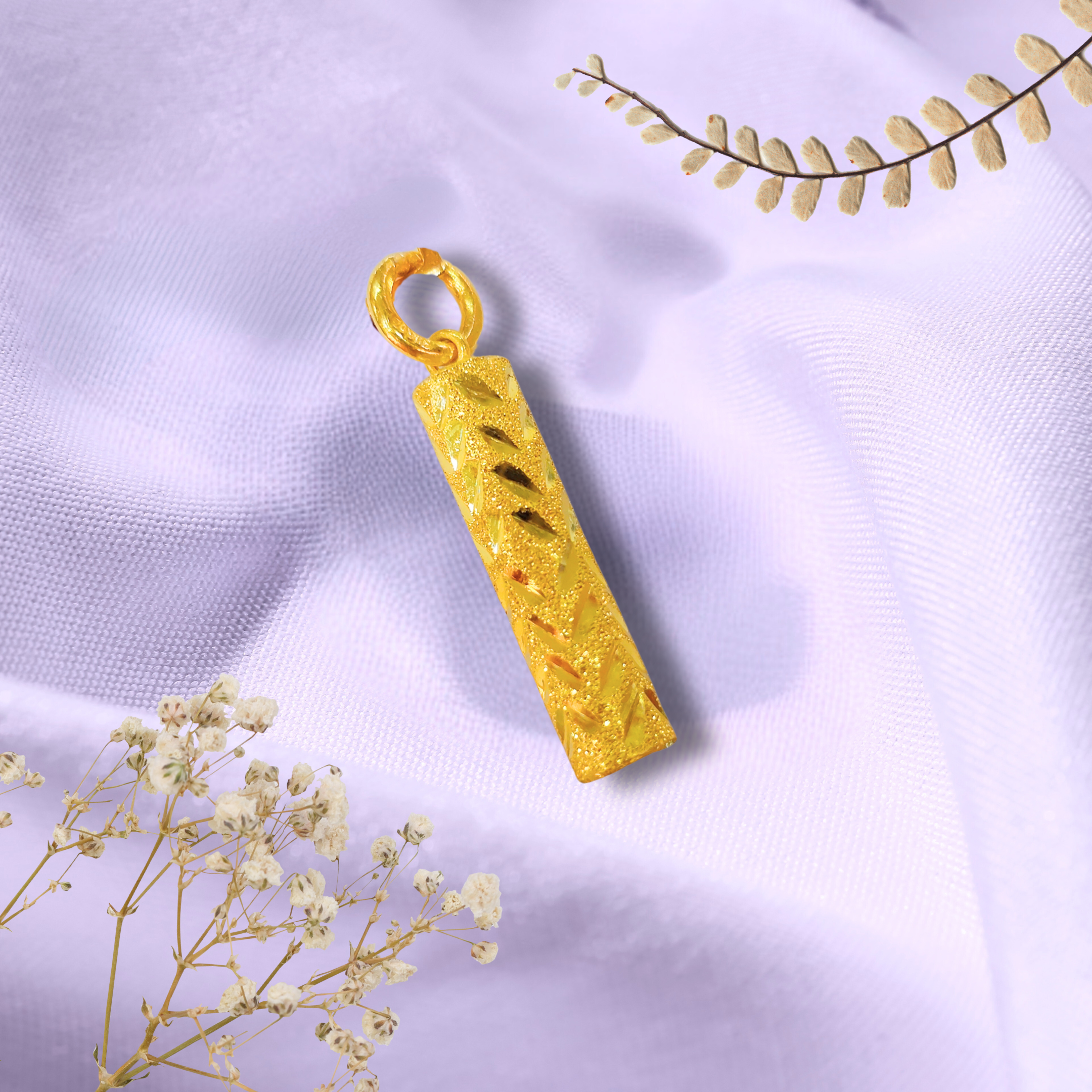 จี้ทองรูปพรรณ96.5% กระบอก