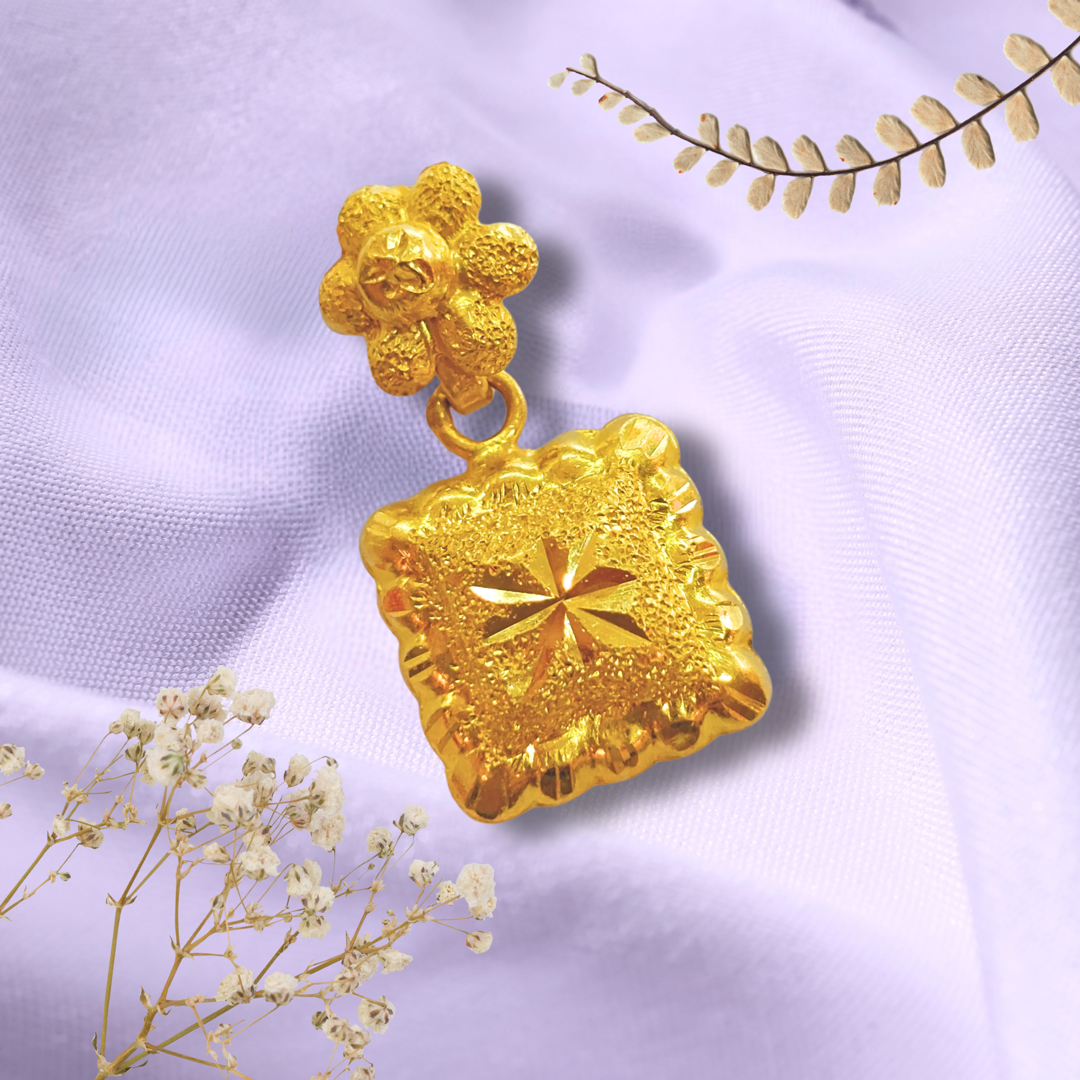 จี้ทองรูปพรรณ96.5% ข้าวหลามตัด